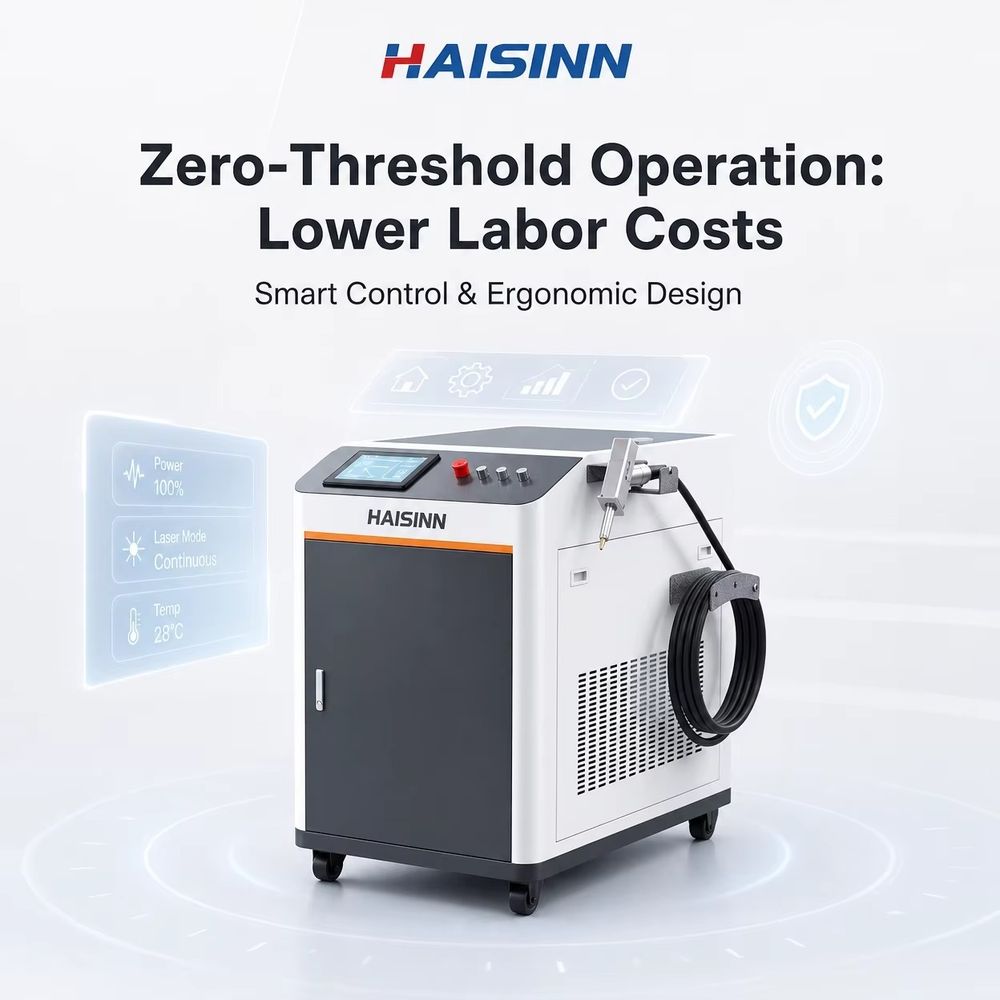 Industrial Laser Welding Machine Hand Held - เครื่องเชื่อมไฟเบอร์เลเซอร์แบบมือถือสำหรับงานอุตสาหกรรม พร้อมระบบระบายความร้อนด้วยน้ำ กำลังสูงสุด 3000 วัตต์ สำหรับการทำงานต่อเนื่องเป็นเวลานาน