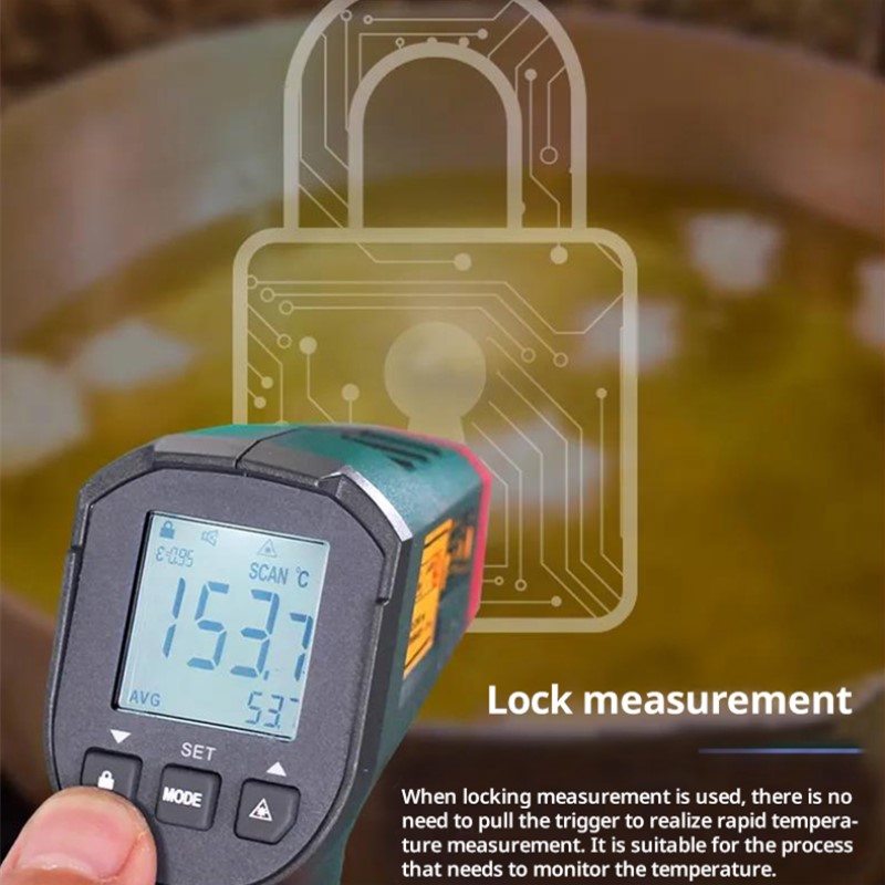 Industrial Laser Thermometer - UNI-T UT306S UT306C เครื่องวัดอุณหภูมิแบบดิจิตอล เลเซอร์แบบไม่สัมผัส สำหรับใช้ในครัวเรือนและอุตสาหกรรม