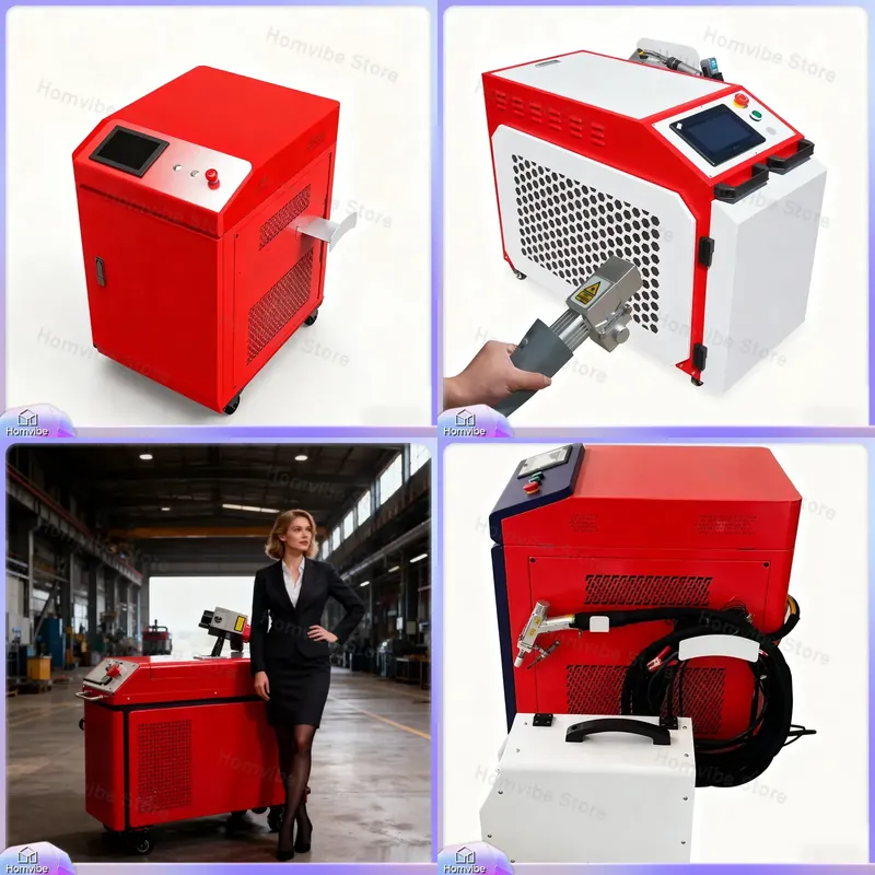 Industrial Laser Welding Machine Hand Held - เครื่องเชื่อมเลเซอร์แบบมือถือ 1000W 2000W 3000W 4 in