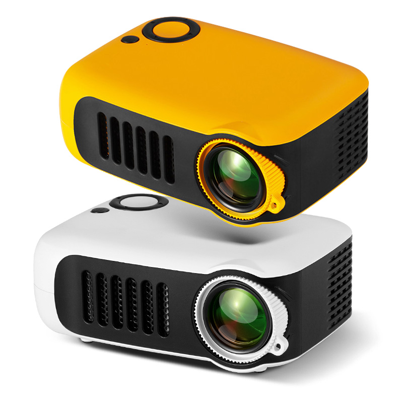 Industrial Laser Projector - A2000 มินิโปรเจคเตอร์แบบพกพา LED Video Projector 3D