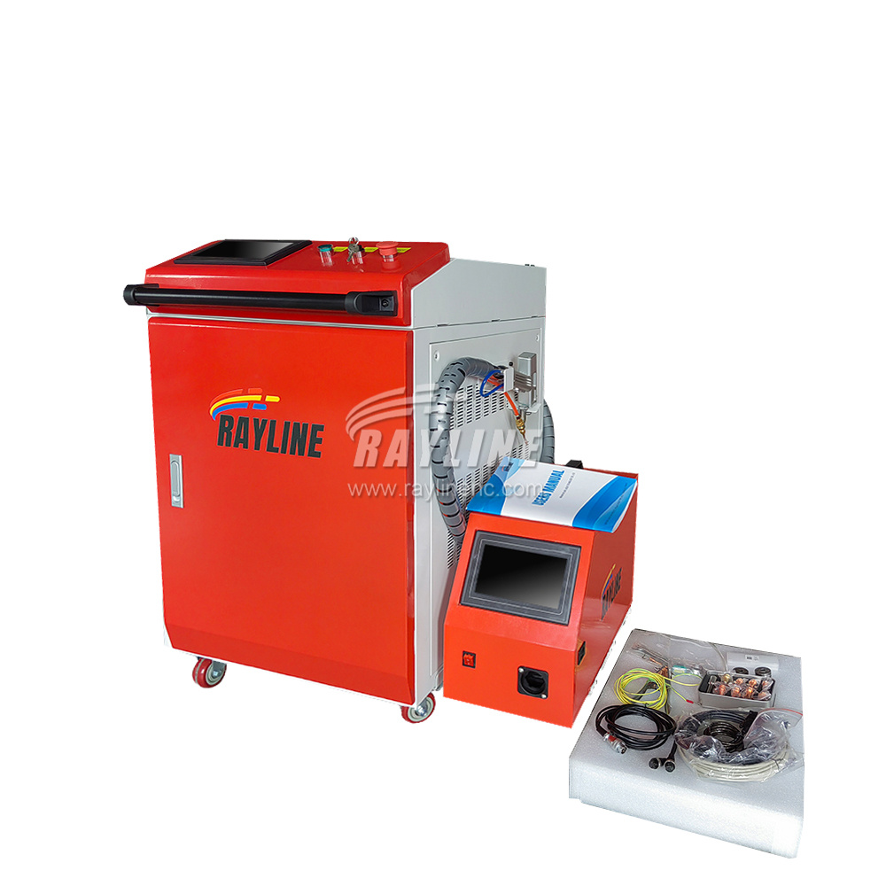 Industrial Laser Welding Machine Hand Held - เครื่องเชื่อมไฟเบอร์เลเซอร์ 4 in 1 แบบระบายความร้อนด้วยน้ำ สำหรับเชื่อมโลหะ