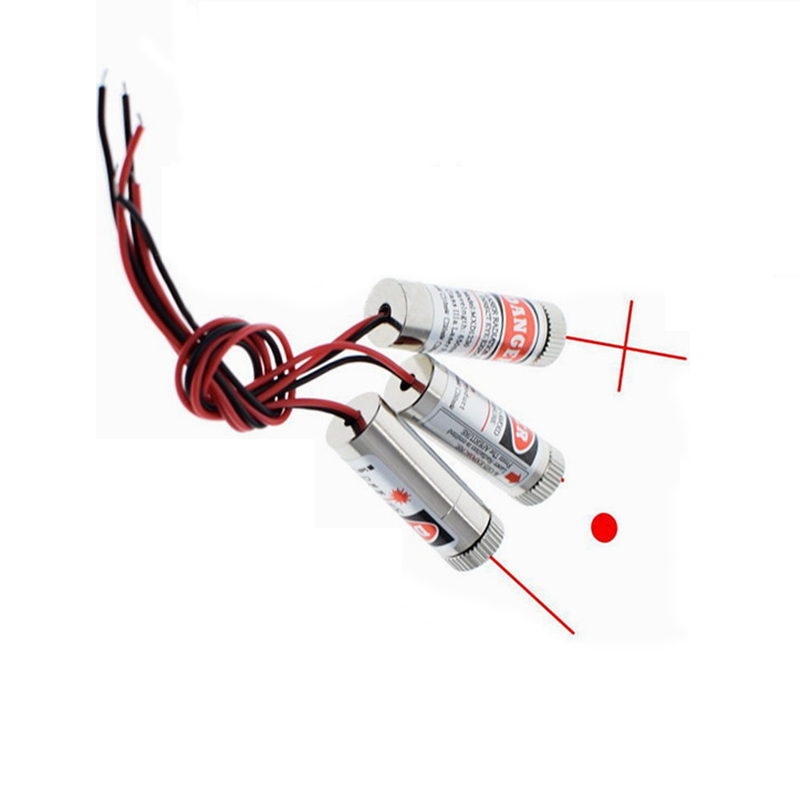 Industrial Laser Module - คุณภาพสูงสายสีแดงเลเซอร์โมดูล 5mW 650nm โฟกัสปรับเลเซอร์ 5V เกรดอุตสาหกรรม