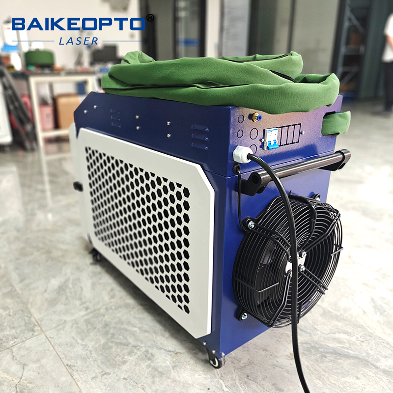 Industrial Laser Rust Removal Machine - เครื่องทำความสะอาดด้วยเลเซอร์ไฟเบอร์ 1500 วัตต์, กำจัดสนิม, ลอกสี, กำจัดชั้นออกไซด์,
