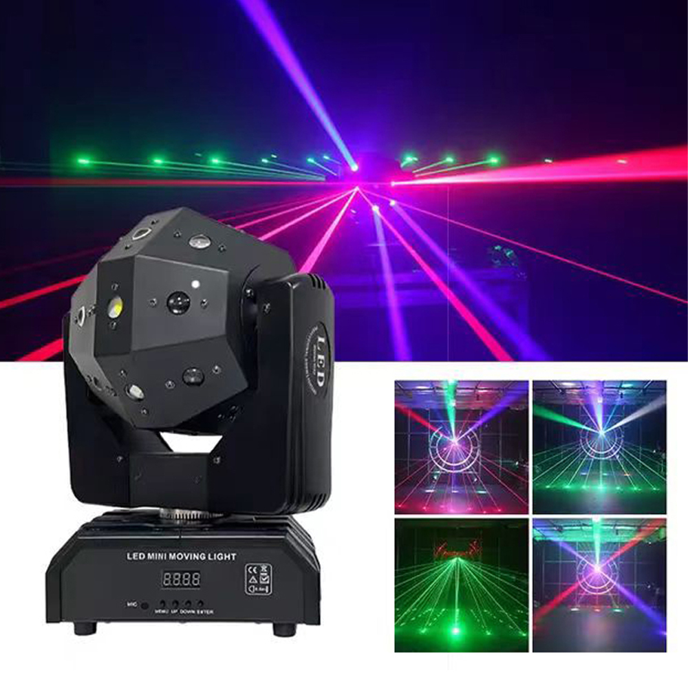 Industrial Laser Projector - โปรเจคเตอร์เลเซอร์หมุนดิสโก้ ปี 2025 ควบคุมด้วย DMX ลำแสงแรง