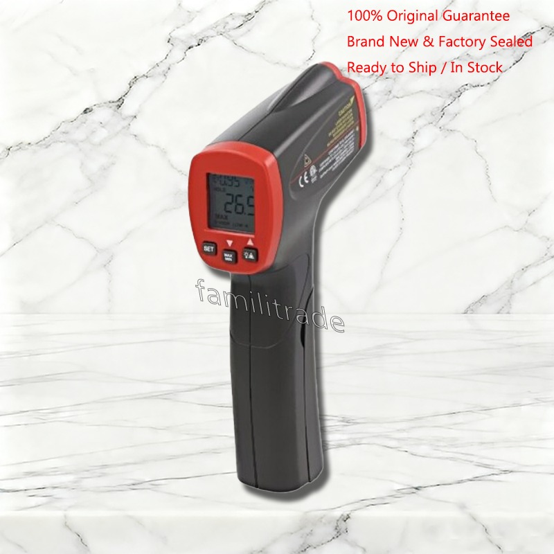 Industrial Laser Brands - 1PC UNI-T UT300S เครื่องวัดอุณหภูมิอินฟราเรดอุตสาหกรรม-32-400C ไฟหลังจอ LCD