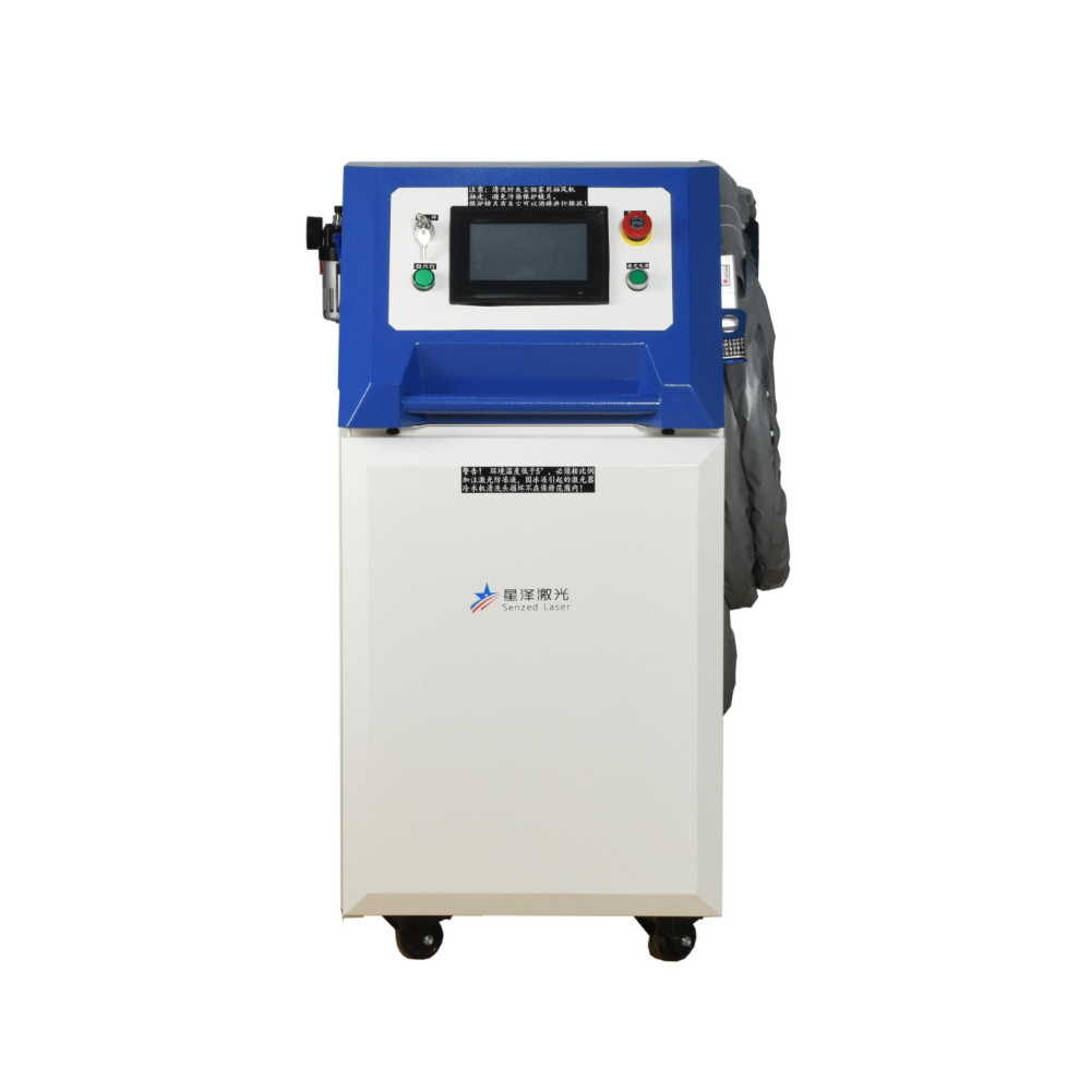 Industrial Laser Rust Removal Machine - เครื่องทำความสะอาดด้วยเลเซอร์ไฟเบอร์ต่อเนื่อง 1500W สำหรับการกำจัดสนิมในอุตสาหกรรมและการเตรียมพื้นผิวโลหะสำหรับงานหนัก