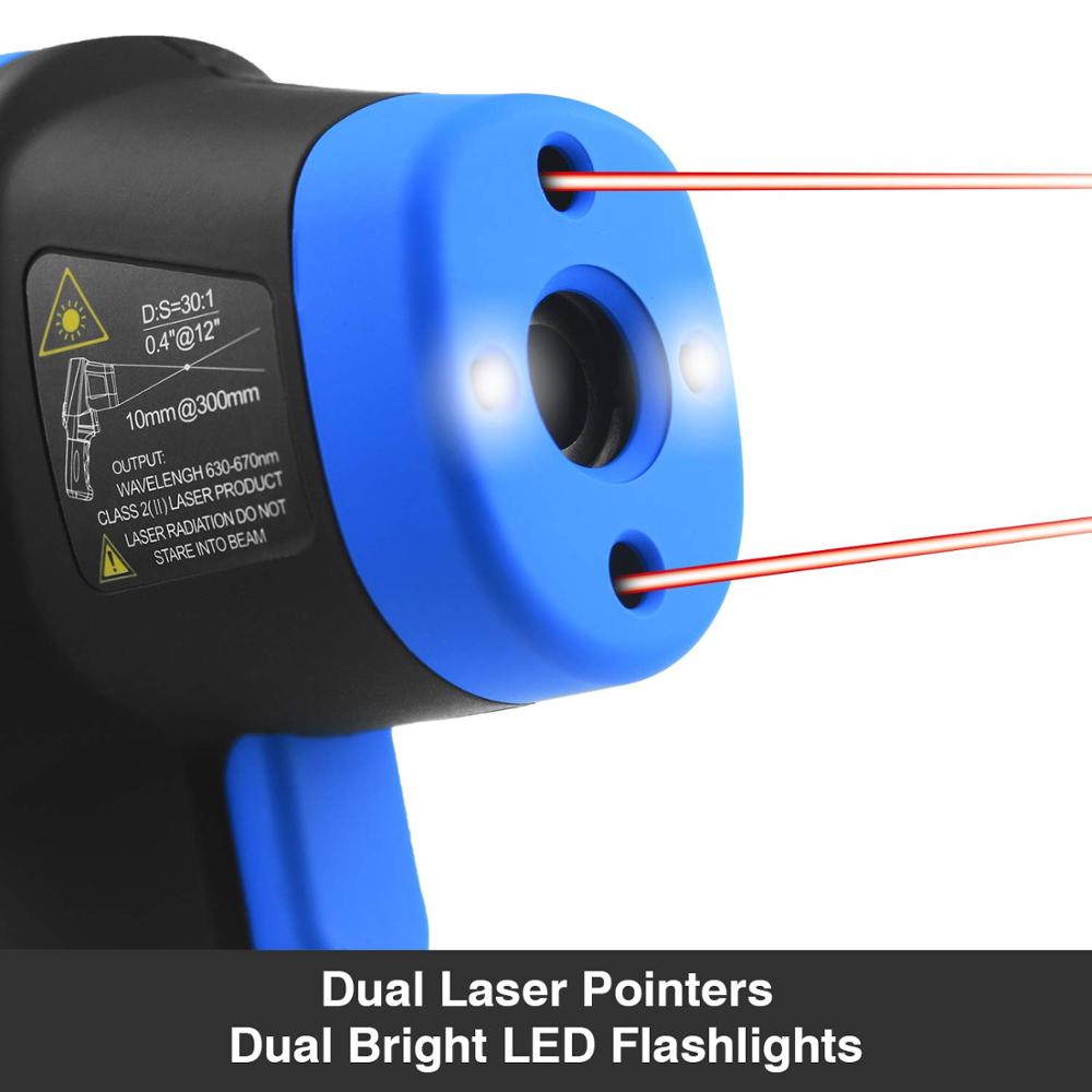 ไพโรมิเตอร์แบบเลเซอร์อุณหภูมิส - Industrial Laser Thermometer บทวิจารณ์และราคา