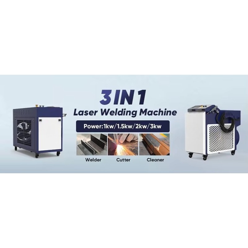 เครื่องเชื่อมไฟเบอร์เลเซอร์แบบ - Industrial Laser Welding Machine Hand Held บทวิจารณ์และราคา
