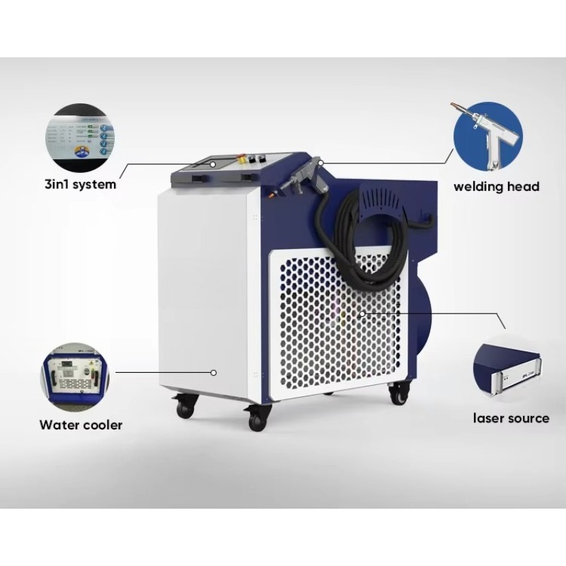 เครื่องเชื่อมไฟเบอร์เลเซอร์แบบ - Industrial Laser Welding Machine Hand Held บทวิจารณ์และราคา