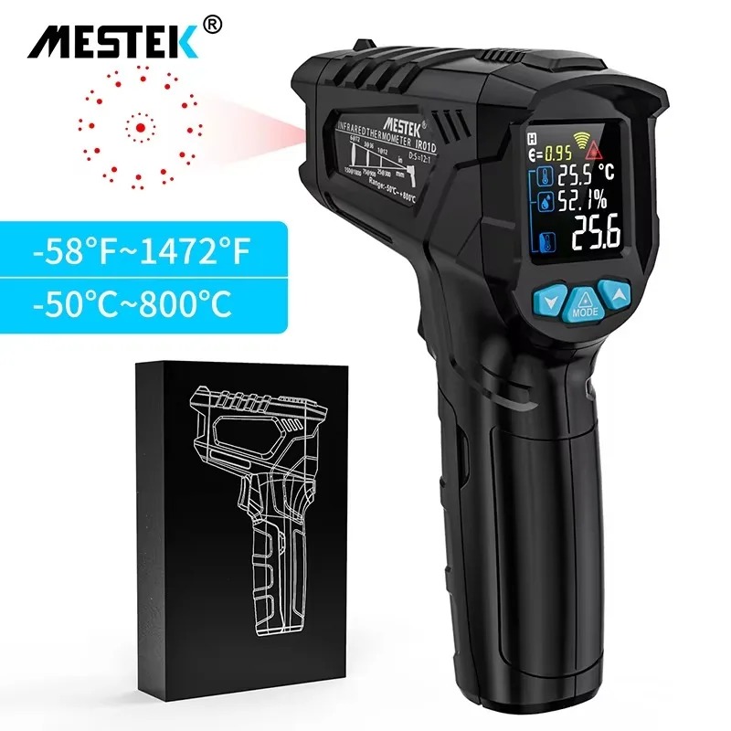 เทอร์โมมิเตอร์อุตสาหกรรม IR01D - Industrial Laser Thermometer บทวิจารณ์และราคา