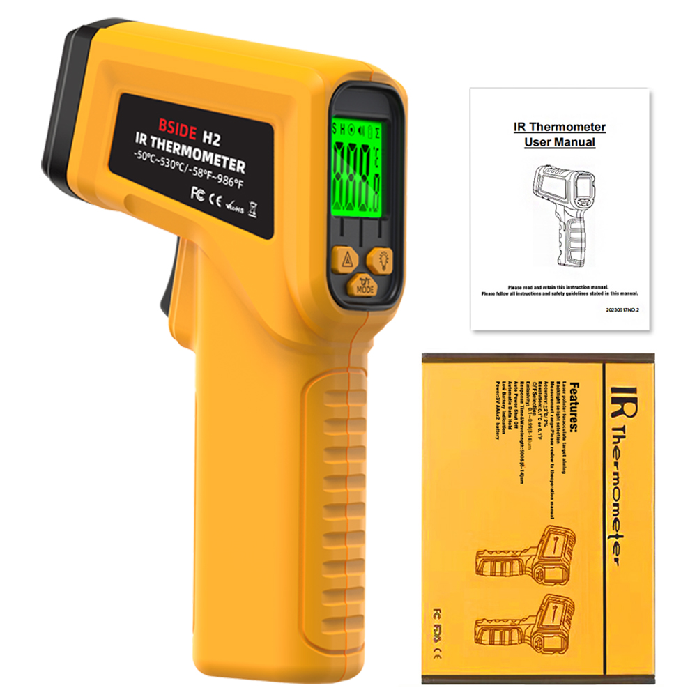 BSIDE เครื่องวัดอุณหภูมิอินฟรา - Industrial Laser Thermometer บทวิจารณ์และราคา