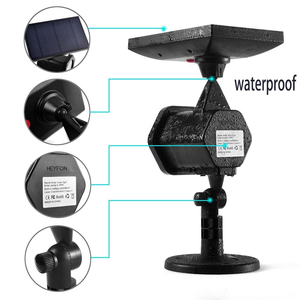 ไฟ LED พลังงานแสงอาทิตย์ 6W สำ - Industrial Laser Projector บทวิจารณ์และราคา