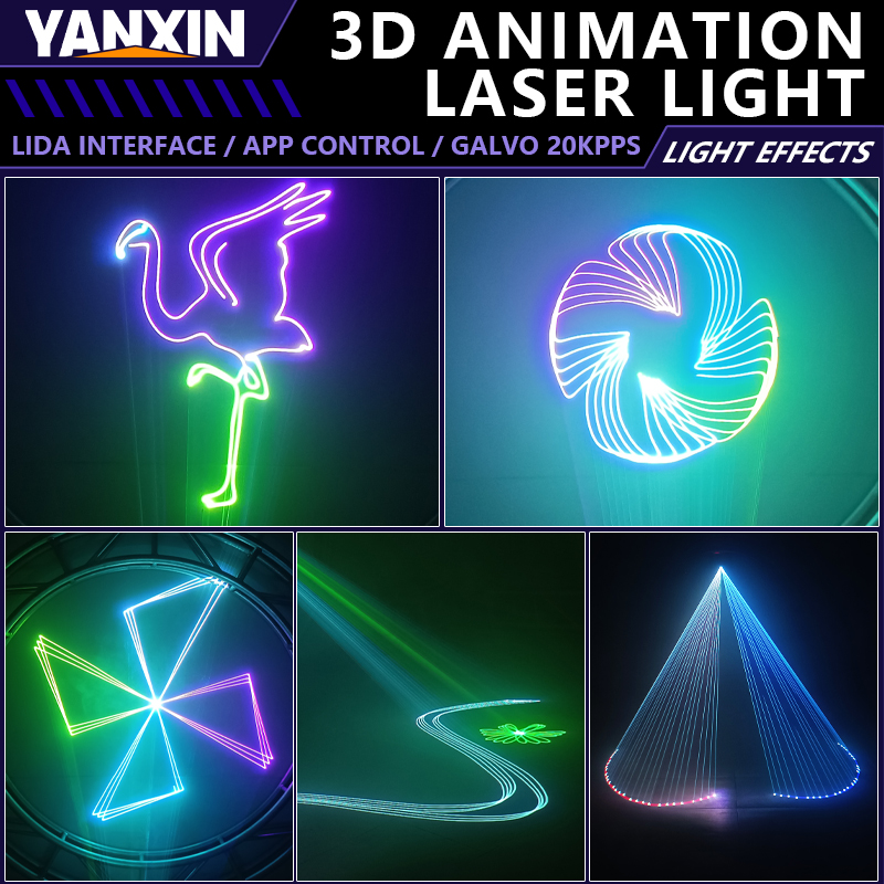 โปรเจคเตอร์เลเซอร์แสงสี RGB 6W - Industrial Laser Projector บทวิจารณ์และราคา