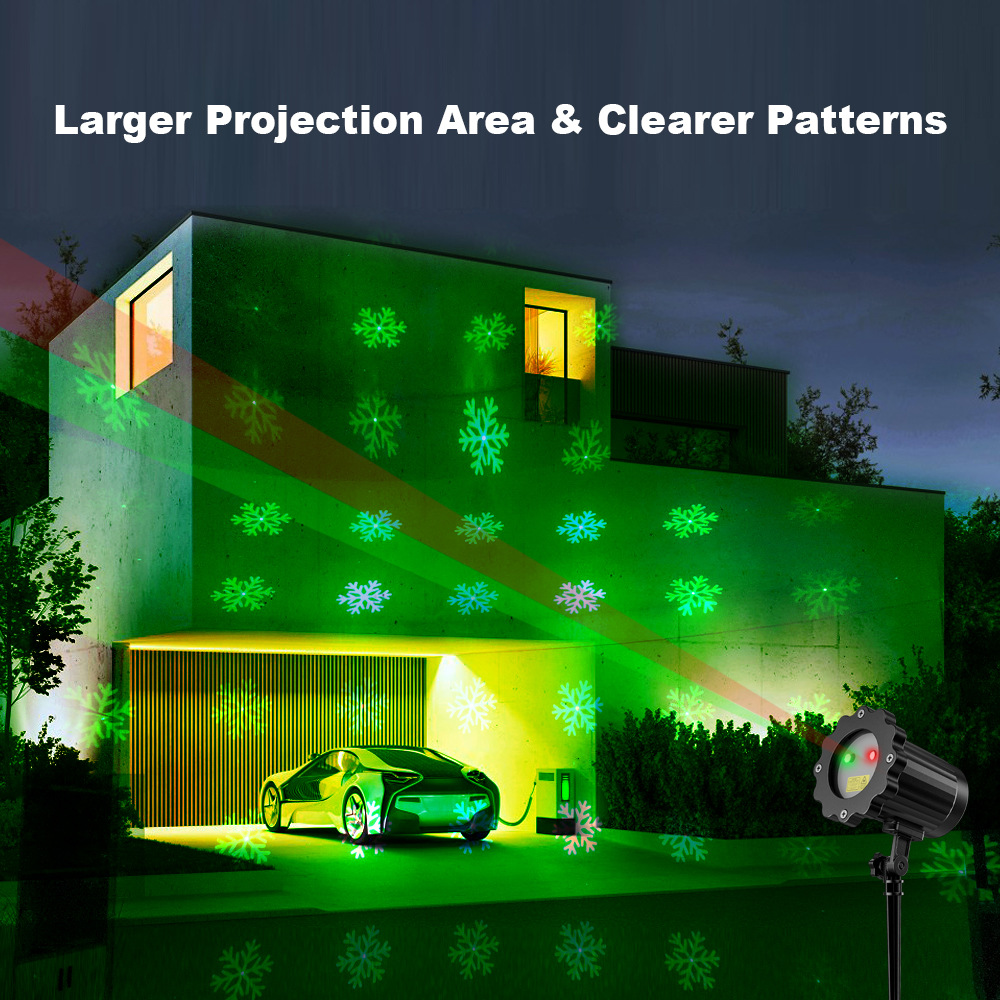 ไฟเลเซอร์คริสต์มาสสำหรับภายนอก - Industrial Laser Projector บทวิจารณ์และราคา