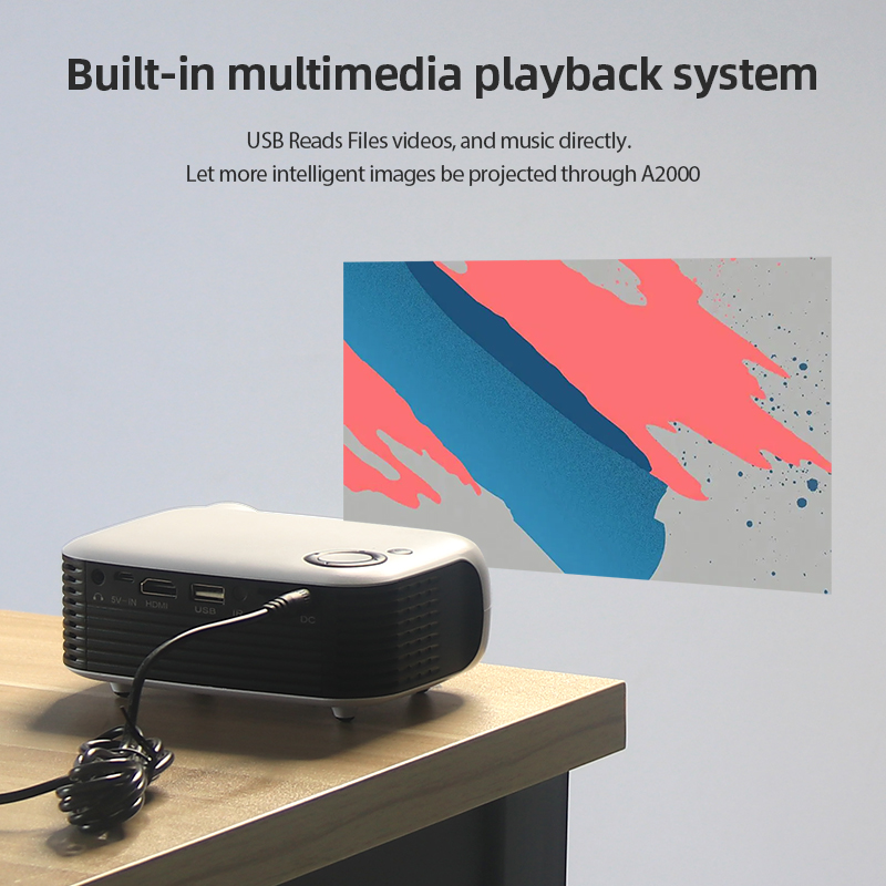 A2000 มินิโปรเจคเตอร์แบบพกพา L - Industrial Laser Projector บทวิจารณ์และราคา