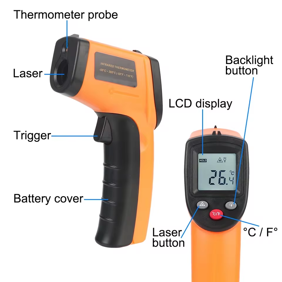 ใหม่ T600 T600A เครื่องวัดอุณห - Industrial Laser Thermometer บทวิจารณ์และราคา