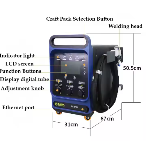 เครื่องเชื่อมเลเซอร์แบบมือถืออ - Industrial Laser Welding Machine Hand Held บทวิจารณ์และราคา