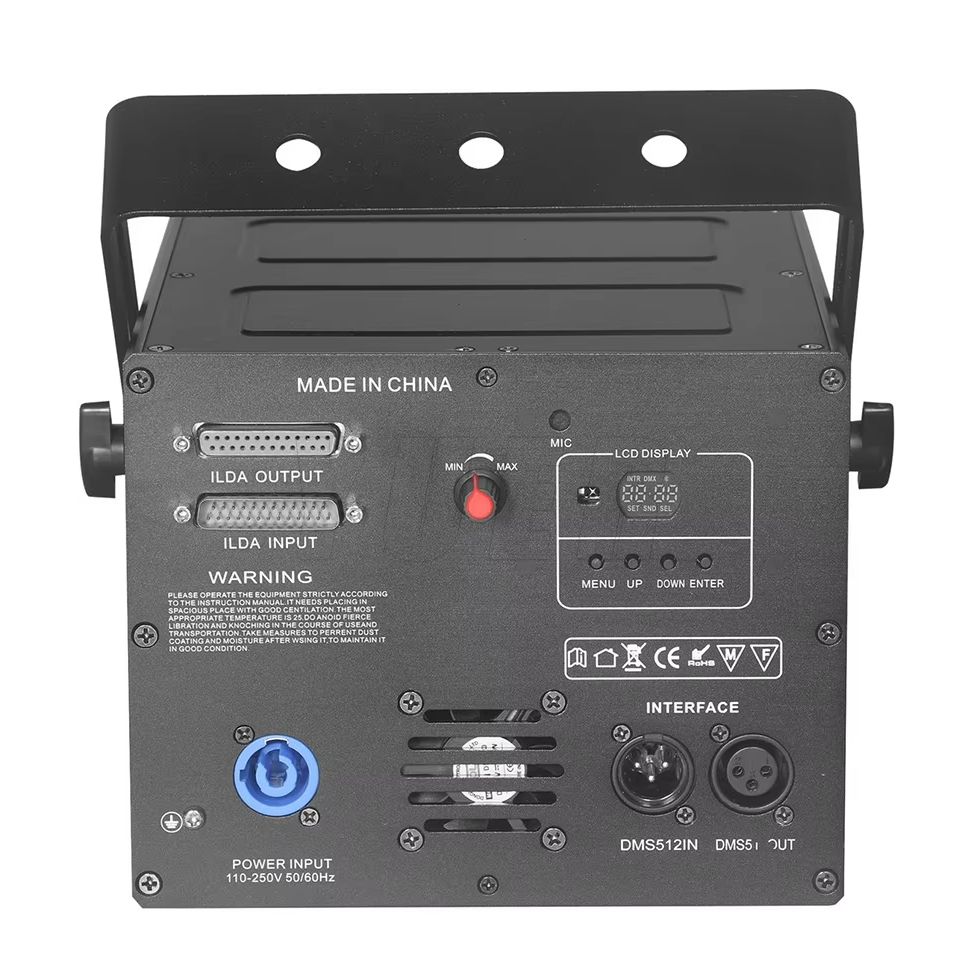 YUER RGB เลเซอร์ 1w 2w 3w 4w A - Industrial Laser Projector บทวิจารณ์และราคา