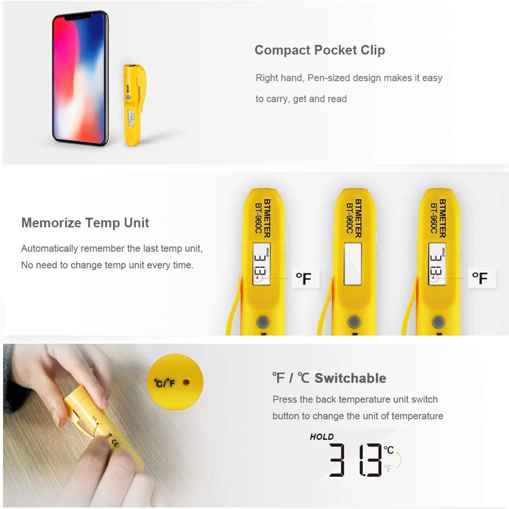 BTMETER เครื่องวัดอุณหภูมิอินฟ - Industrial Laser Pen บทวิจารณ์และราคา