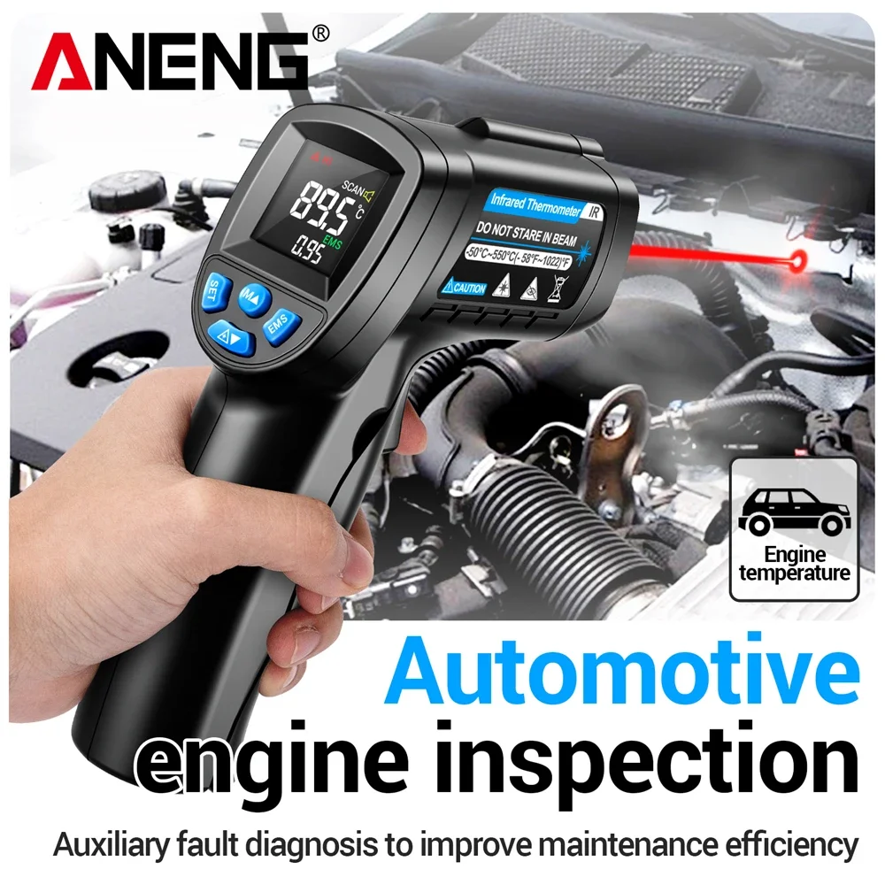 ANENG TH104 ปืนวัดอุณหภูมิอินฟ - Industrial Laser Thermometer บทวิจารณ์และราคา