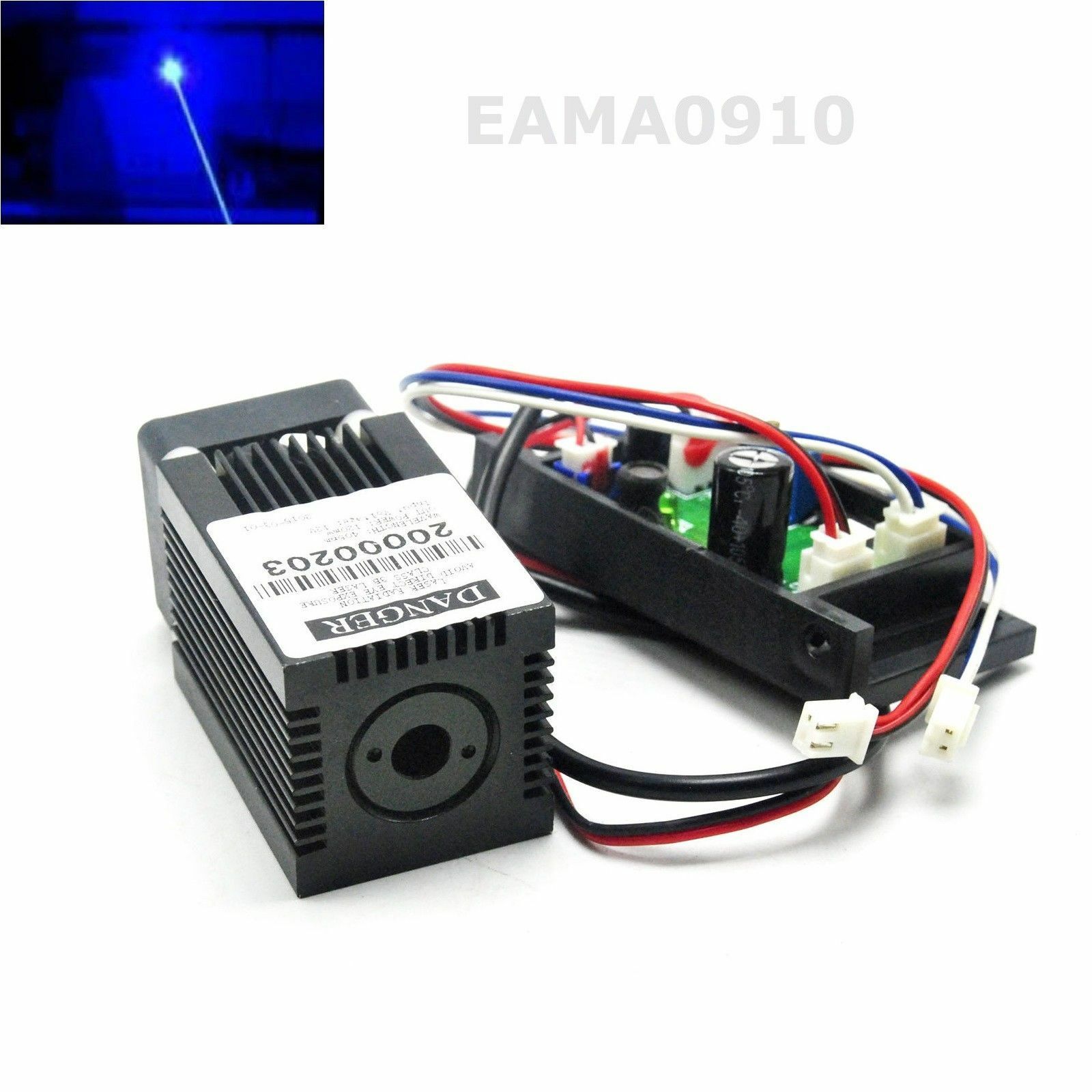 445nm 450nm 300mW 12V โมดูลเลเ - Diode Laser Module บทวิจารณ์และราคา