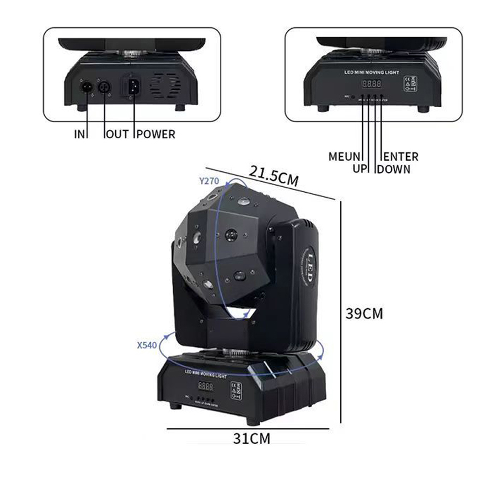 โปรเจคเตอร์เลเซอร์หมุนดิสโก้ ป - Industrial Laser Projector บทวิจารณ์และราคา